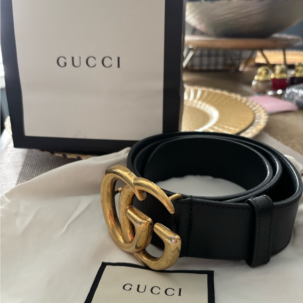 Gucci GG MARMONT WIDE BELT